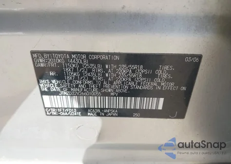 2006 Toyota Rav4 Sport from USA, damaged, VIN JTMZD32V266010055